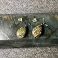 Bloodstone (Dragon's Blood) Stainless Drop Earrings