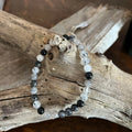 Tourmalated Quartz Stretch Bracelet — Medium to Large