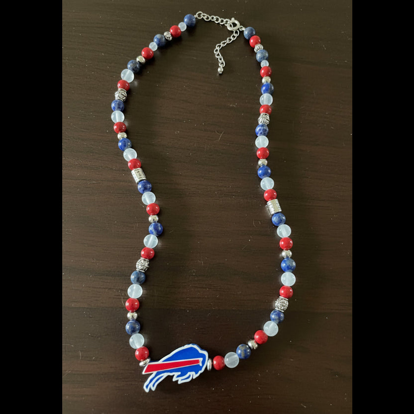 Buffalo Bills Football Necklace - One of a kind