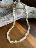 Genuine Citrine Tumbled Stone Necklace