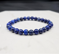 Genuine Lapis Lazuli Stretch Bracelet — Medium to Large